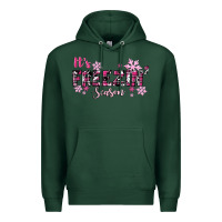 Sports Green It's Freezin Season Pink Christmas Premium Hoodie - RanaPortraitStore