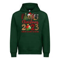 Forest Green family christmas 2023 making memories together Urban Hoodie - MaliasSmallBusiness