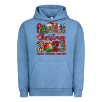 Pigment Pebble Blue family christmas 2023 making memories together Urban Hoodie - MaliasSmallBusiness