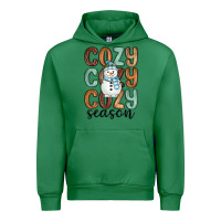 Emerald cozy season snowman Urban Hoodie - MaliasSmallBusiness