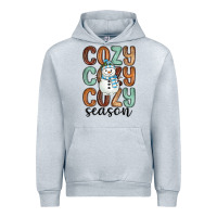 Heather Grey cozy season snowman Urban Hoodie - MaliasSmallBusiness