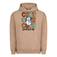 Pigment Burro cozy season snowman Urban Hoodie - MaliasSmallBusiness
