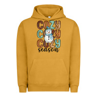 Pigment Peanut Butter cozy season snowman Urban Hoodie - MaliasSmallBusiness