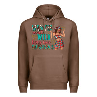 Chestnut wanted and wild long live cowgirls Premium Hoodie - texasbilliewilder