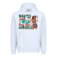 White wanted and wild long live cowgirls Premium Hoodie - texasbilliewilder