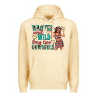 Pina Colada wanted and wild long live cowgirls Premium Hoodie - texasbilliewilder