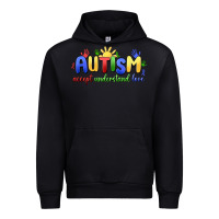 Black autism accept understand love Urban Hoodie - MaliasSmallBusiness