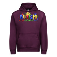 Mauve Wine autism accept understand love Urban Hoodie - MaliasSmallBusiness