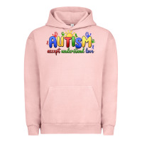 Pigment Salmon autism accept understand love Urban Hoodie - MaliasSmallBusiness