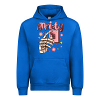 Cobalt anxiety skeleton hand Urban Hoodie - MaliasSmallBusiness