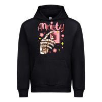 Foreset Green anxiety skeleton hand Urban Hoodie - MaliasSmallBusiness