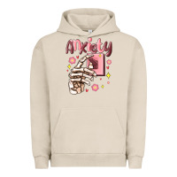 Pigment French Oak anxiety skeleton hand Urban Hoodie - MaliasSmallBusiness