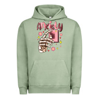 Pigment Oil Green anxiety skeleton hand Urban Hoodie - MaliasSmallBusiness