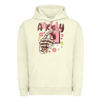 Pigment Pistachio anxiety skeleton hand Urban Hoodie - MaliasSmallBusiness