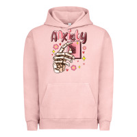 Pigment Salmon anxiety skeleton hand Urban Hoodie - MaliasSmallBusiness