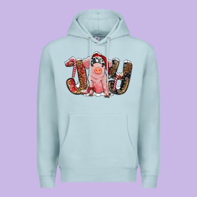 Premium Hoodie Christmas Joy With Pig