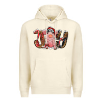 Sandshell Christmas Joy With Pig Premium Hoodie - RanaPortraitStore