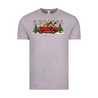 Vintage Zinc Christmas Gnome Truck Vintage Tee - Artiststas
