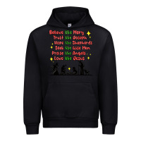 Black jesus and family belive like mary Urban Hoodie - MaliasSmallBusiness