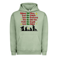 Jesus And Family Belive Like Mary Urban Hoodie | Teevron
