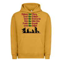 Pigment Peanut Butter jesus and family belive like mary Urban Hoodie - MaliasSmallBusiness