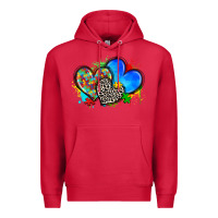 Cardinal autism hearts Premium Hoodie - Zillion Design Studio