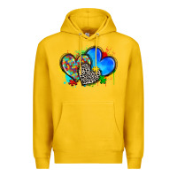 Lemon autism hearts Premium Hoodie - Zillion Design Studio