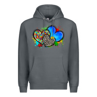 Rock autism hearts Premium Hoodie - Zillion Design Studio