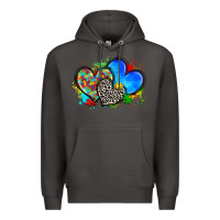 Smoke autism hearts Premium Hoodie - Zillion Design Studio