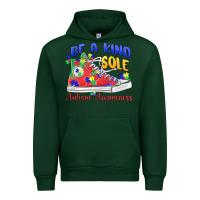 Forest Green be a kind sole autism awareness Urban Hoodie - MaliasSmallBusiness