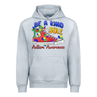Heather Grey be a kind sole autism awareness Urban Hoodie - MaliasSmallBusiness