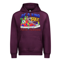 Mauve Wine be a kind sole autism awareness Urban Hoodie - MaliasSmallBusiness