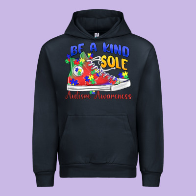 Urban Hoodie be a kind sole autism awareness