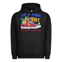 Pigment Black be a kind sole autism awareness Urban Hoodie - MaliasSmallBusiness