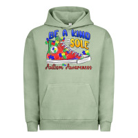 Pigment Oil Green be a kind sole autism awareness Urban Hoodie - MaliasSmallBusiness