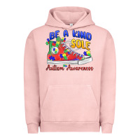 Pigment Salmon be a kind sole autism awareness Urban Hoodie - MaliasSmallBusiness