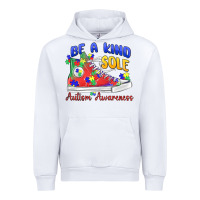 White be a kind sole autism awareness Urban Hoodie - MaliasSmallBusiness