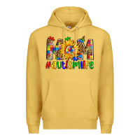 Antique Gold mom autismlife zillion Premium Hoodie - Zillion Design Studio