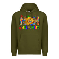 Army Green mom autismlife zillion Premium Hoodie - Zillion Design Studio