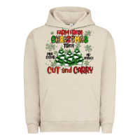 Pigment French Oak farm fresh christmas trees Urban Hoodie - MaliasSmallBusiness