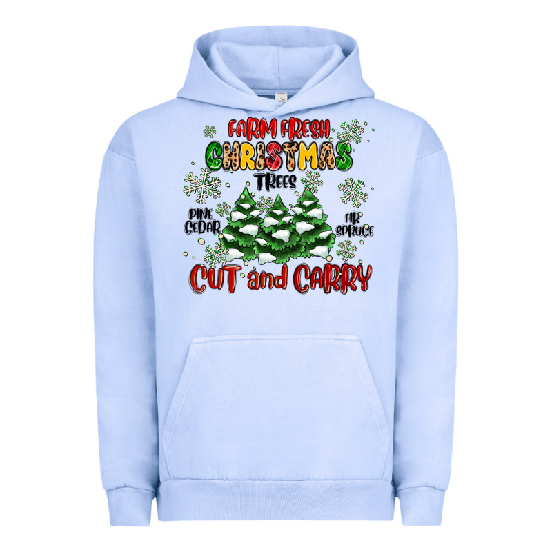 Farm Fresh Christmas Trees Urban Hoodie by MaliasSmallBusiness | Teevron