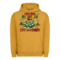 Pigment Peanut Butter farm fresh christmas trees Urban Hoodie - MaliasSmallBusiness