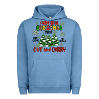 Pigment Pebble Blue farm fresh christmas trees Urban Hoodie - MaliasSmallBusiness