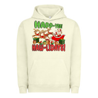 Pigment Pistachio happ yee haw lidays Urban Hoodie - MaliasSmallBusiness