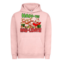 Pigment Salmon happ yee haw lidays Urban Hoodie - MaliasSmallBusiness