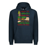 Navy I wouldnt do anything for a klondike bar Premium Hoodie - RanaPortraitStore