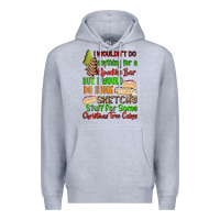 Heather Grey I wouldnt do anything for a klondike bar Premium Hoodie - RanaPortraitStore