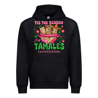 Black tis the season for tamales tama la la la Urban Hoodie - MaliasSmallBusiness