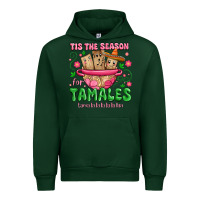 Forest Green tis the season for tamales tama la la la Urban Hoodie - MaliasSmallBusiness