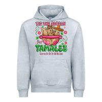Heather Grey tis the season for tamales tama la la la Urban Hoodie - MaliasSmallBusiness